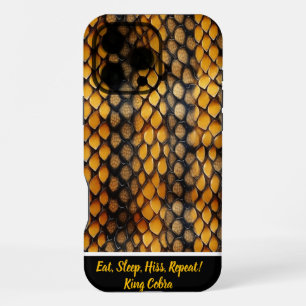 Coque iPhone 16 Pro Max Captivant les motifs de serpent dans la nature