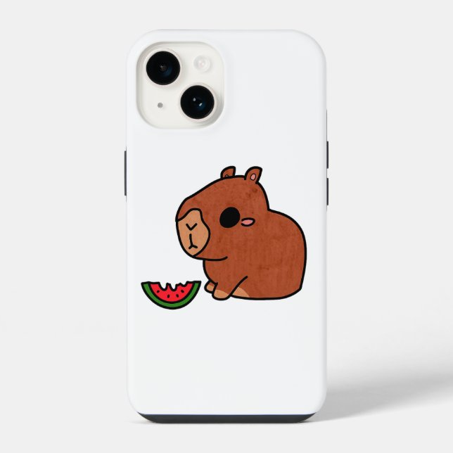 Coque iPhone Capybara (Verso)
