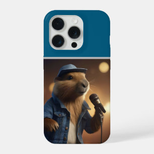 Coque iPhone 15 Pro "Capybara Cowboy : Séduction du Far West"