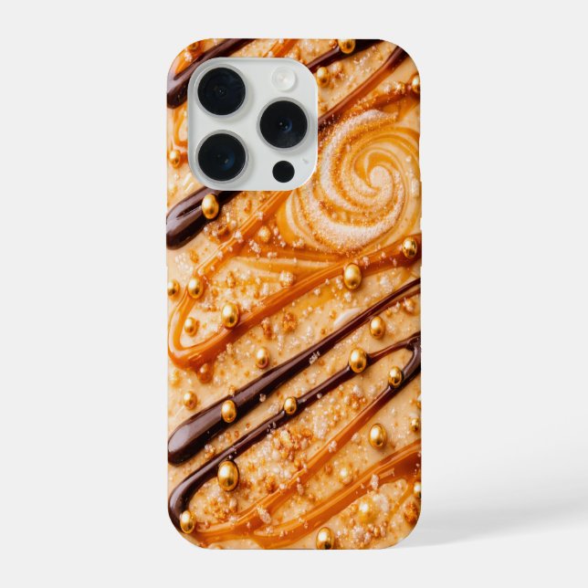 Coque iPhone Caramel Macchiato Inspiré PopTart Café Vibes (Verso)