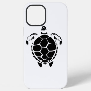 Coque iPhone 12 Pro Max Carapace de tortue de mer noire