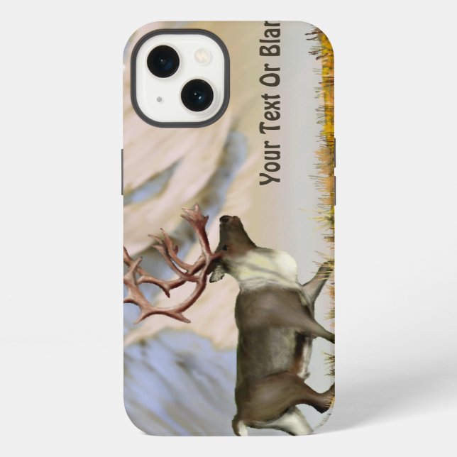 Coque iPhone Caribou de la chaîne de Brooks (Verso)