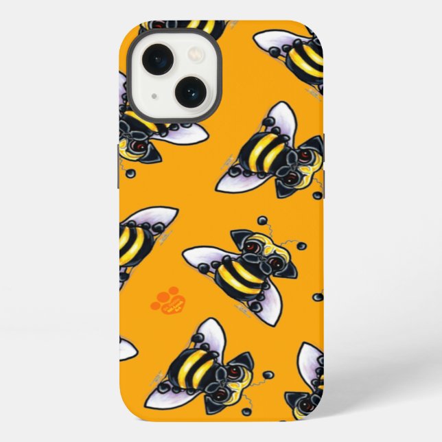 Coque iPhone Carlin-a-Bee (Verso)