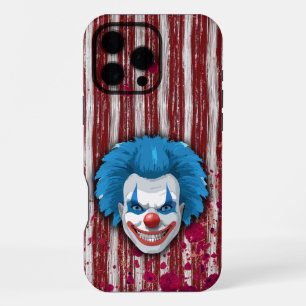 Coque iPhone 16 Pro Max Carnaval d'Halloween de Clown Effrayant