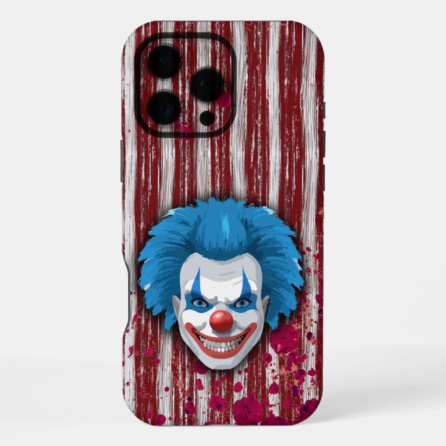 Coque iPhone Carnaval d'Halloween de Clown Effrayant (Verso)