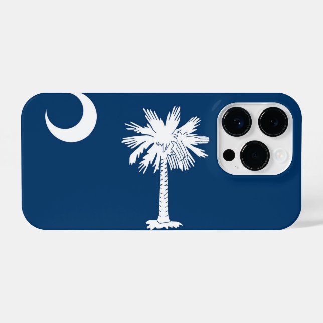 Coque iPhone Caroline du Sud (Verso Horizontal)