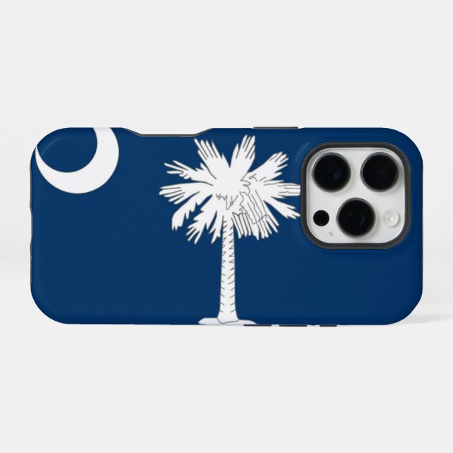 Coque iPhone Caroline du Sud (Verso Horizontal)