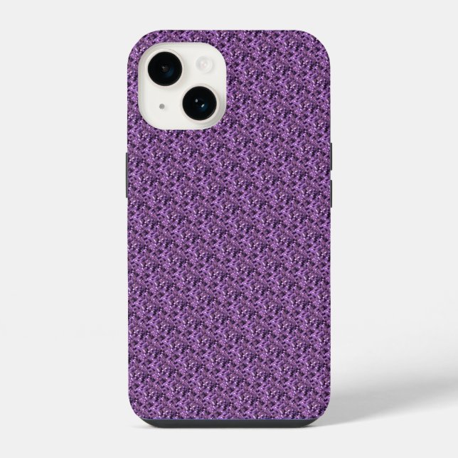 Coque iPhone Carré violet  (Verso)