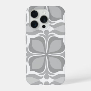 Coque iPhone 15 Pro Carreaux géométriques neutres