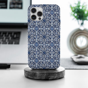 Coque iPhone 15 Pro Max Carreaux Méditerranéens, Portugais, Azulejo, Majol