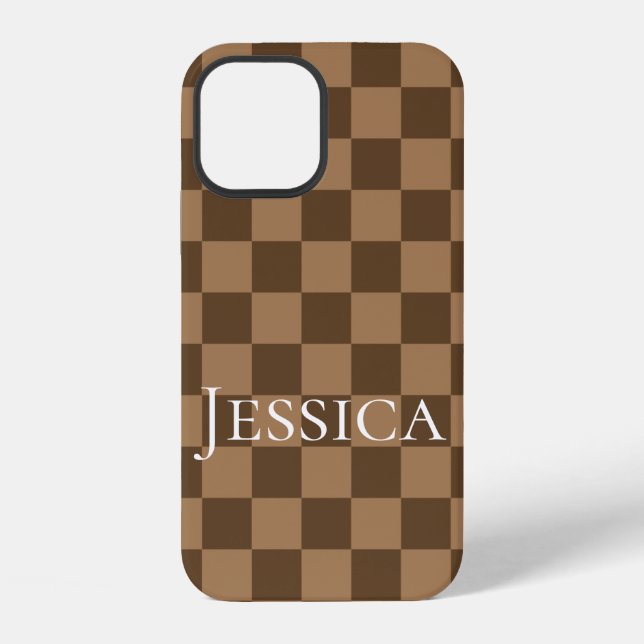 Coque iPhone Carrés au chocolat doux (Verso)