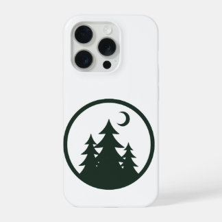 Coque iPhone 15 Pro carte aventure en forêt mystique camping