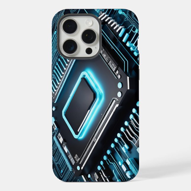 Coque iPhone carte de circuit électronique (Verso)