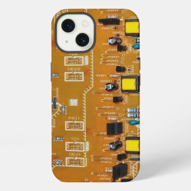 Coque iPhone Carte de circuit imprimé (Verso)