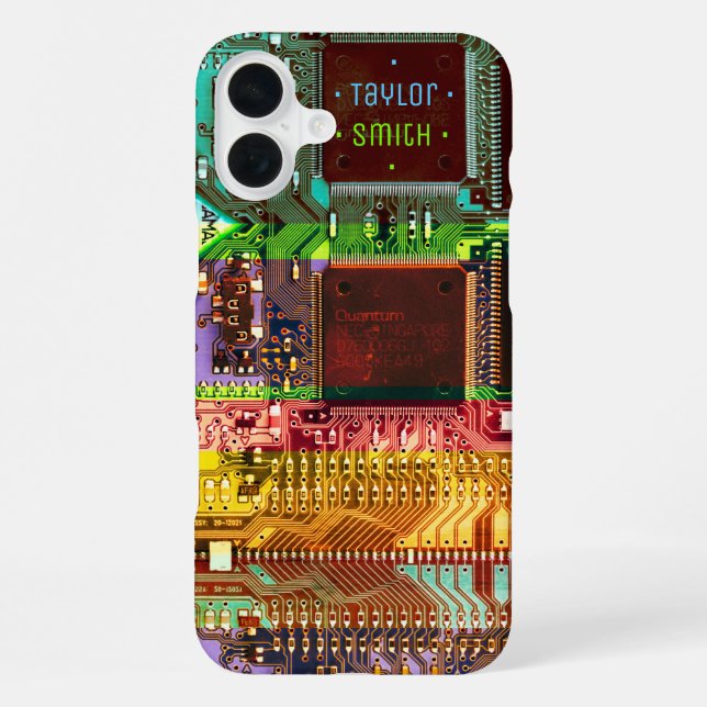 Coque iPhone  Carte de circuit imprimé électronique de PC cool (Verso)