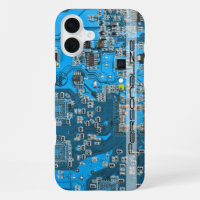 Carte de circuit imprimé personnalisée en bleu pou