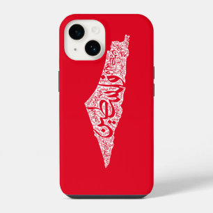 Coque Pour iPhone 14 Carte de la Palestine libre et drapeau du Canada (