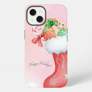 ETUI iPhone 13 CARTE DE VOEUX DE NOËL BOHO