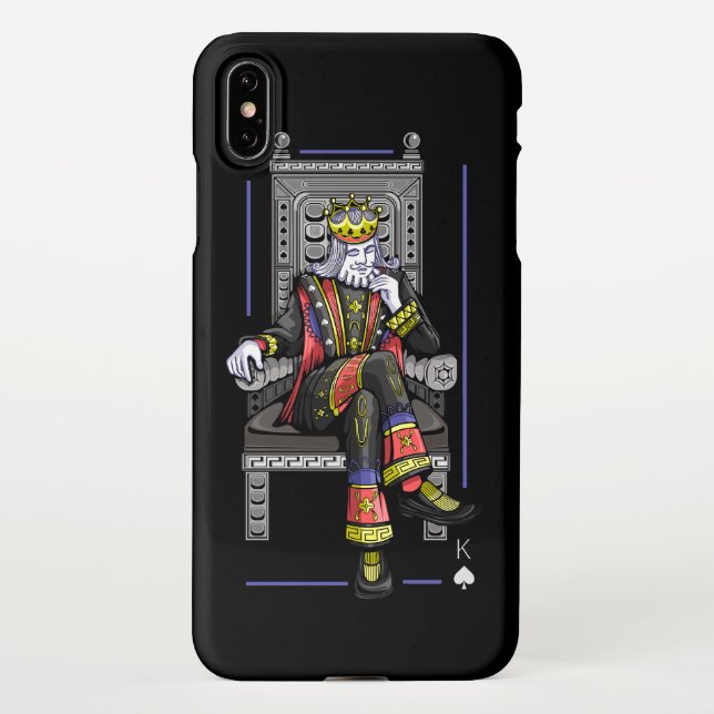 Coque iPhone Carte King (Dos)