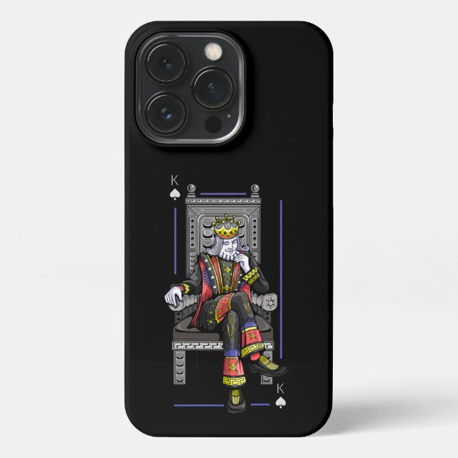 Coque iPhone Carte King (Verso)