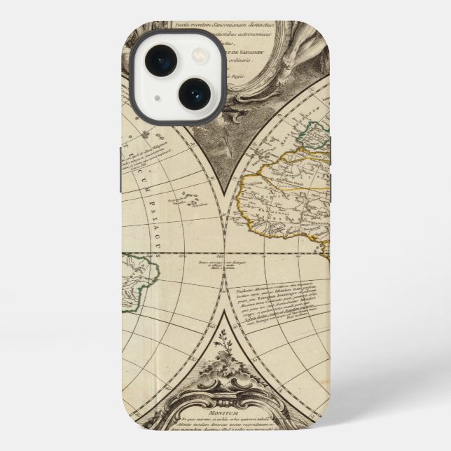 Coque iPhone Carte mondiale 8 (Verso)