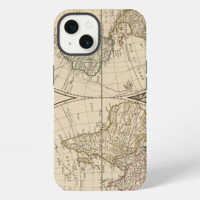 Coque iPhone Carte mondiale 9 (Verso)