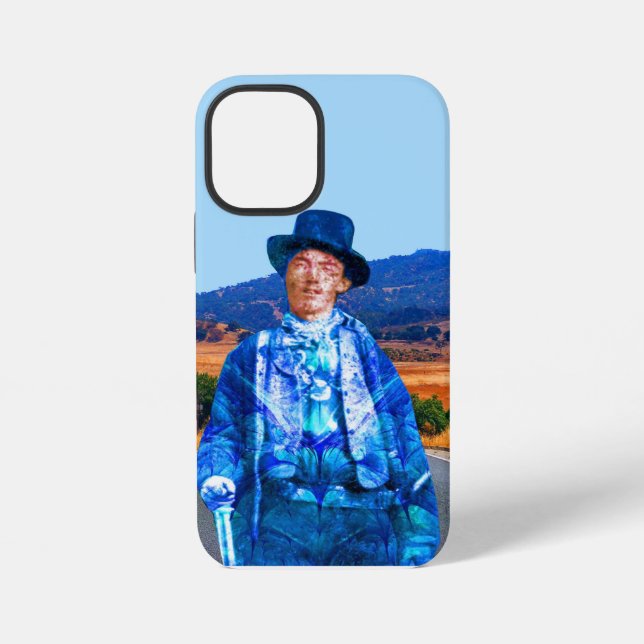 Coque iPhone Carte postale de Billy the Kid (Verso)