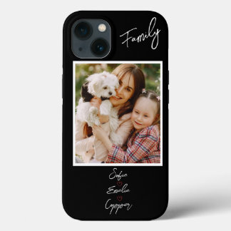 Etui iPhone 13 Cas de téléphone familial - Nom personnalisé