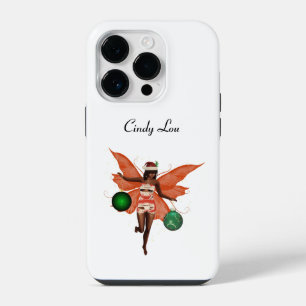 Coque Pour iPhone 14 Plus Cas de téléphone portable Fairy de Noël africain
