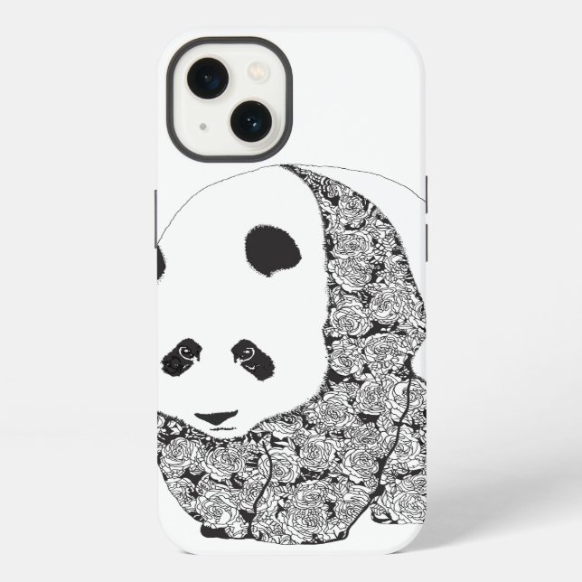 Coque iPhone Cas géant de l'iPhone 6 d'ours panda (Verso)