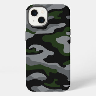 Etui iPhone 13 Cas téléphonique du Motif de l'armée Camouflage