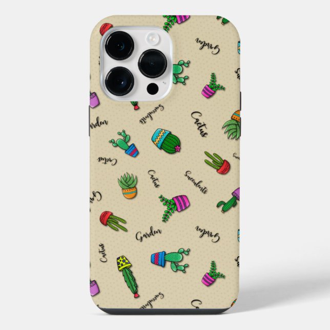 Coque iPhone Casa Linha Cactus (Verso)