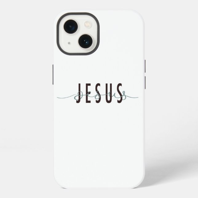 Coque iPhone Case de téléphone Jésus (Verso)