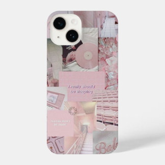 COQUE POUR iPhone 14 CASE DE TÉLÉPHONE ROSE ESTHÉTIQUE