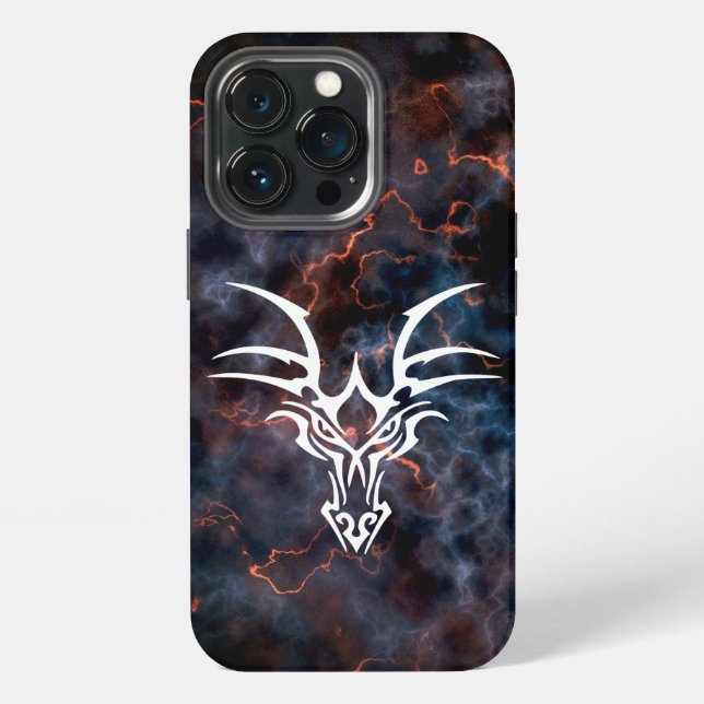 Coque iPhone Case-Mate iPhone Coques Ciel et enfer dragon (Dos)