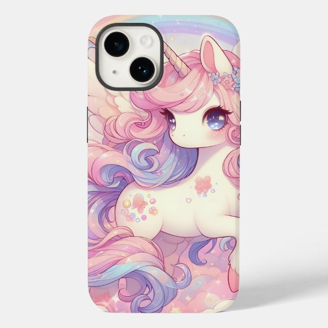 Coque iPhone Case-Mate licorne mignonne (Verso)