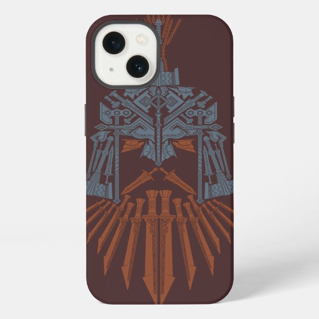 Coque iPhone Casque d'armes nains Icône (Verso)