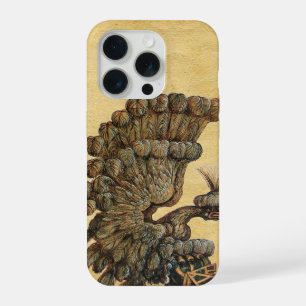 Coque iPhone 15 Pro Casque de chevalier antique avec parchemin d'aigle