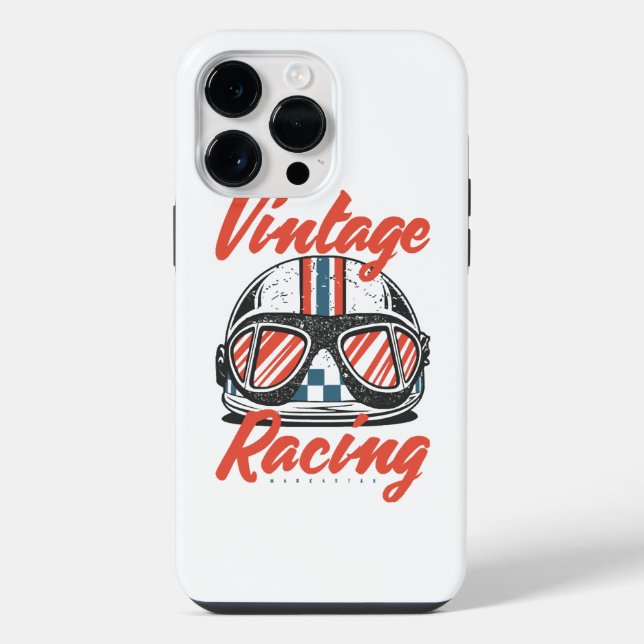 Coque iPhone Casque de course (Verso)