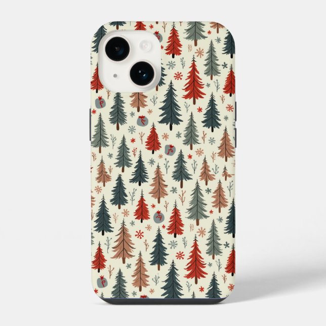 Coque iPhone Casse de téléphone de Noël (Verso)