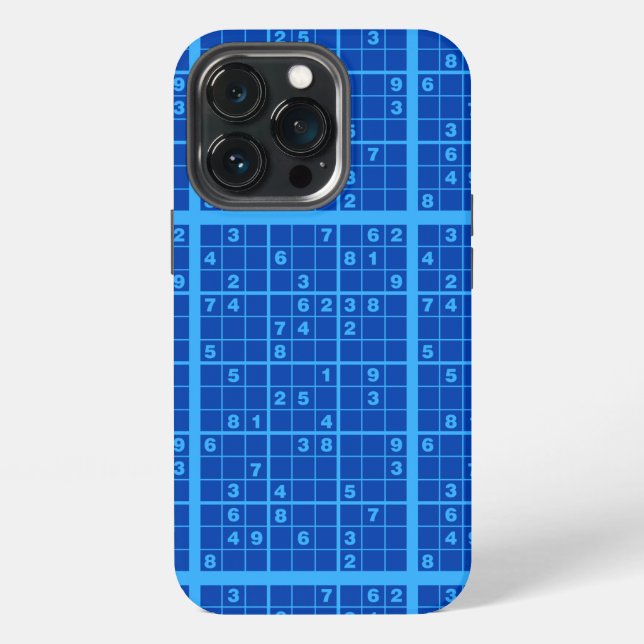 Coque iPhone Casse-tête Sudoku (Dos)
