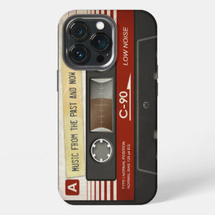 Etui iPhone 13 Pro Cassette Audio Compact Rétro Meilleurs Cadeaux D