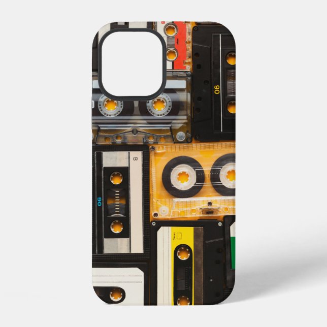Coque iPhone Cassette audio rétro (Verso)