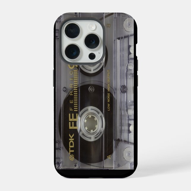 Coque iPhone Cassette Rétro (Verso)