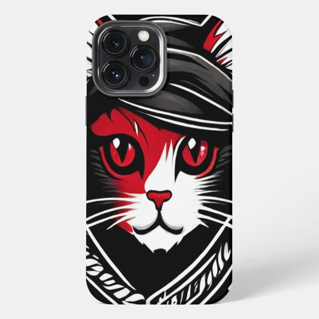 Coque iPhone Cat design (Verso)