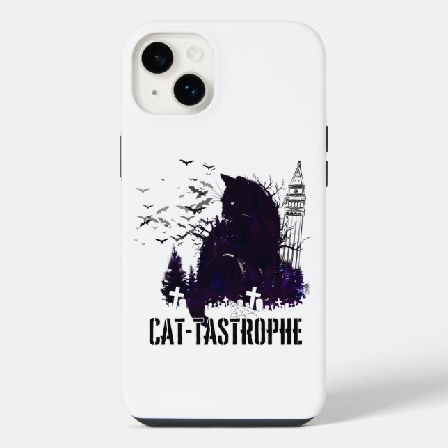 Coque iPhone Cat-tastrophe - Un Conte Gothique.w (Verso)
