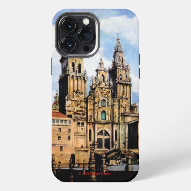 Coque iPhone Catedral de Santiago de Compostela (Verso)