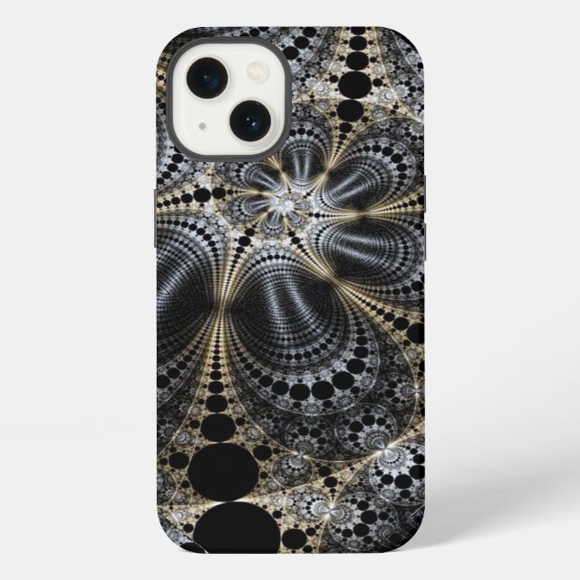 Coque iPhone Cathédrale de fractale (Verso)