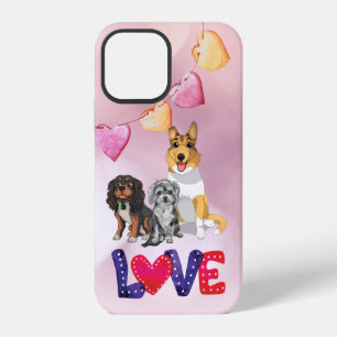 Coque iPhone 12 Cavalier, Collie et Havanais