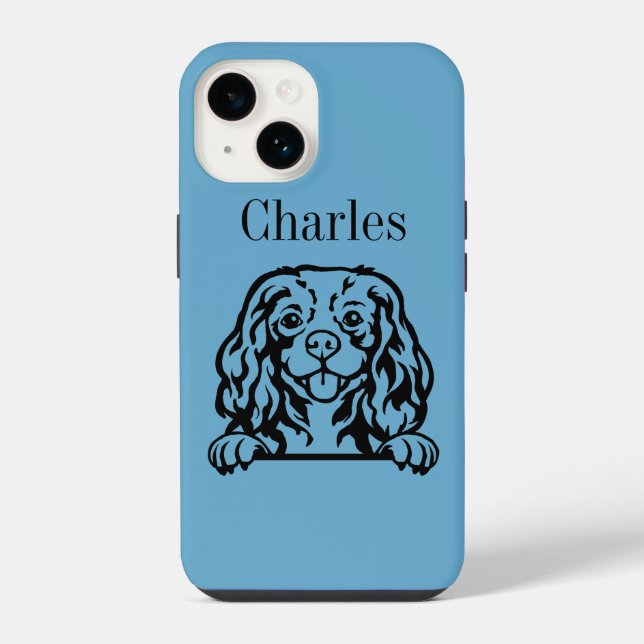 Coque iPhone Cavalier King Charles Spaniels (Verso)